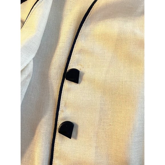 J. G. By Joyce 3 Piece Skirt, Shirt, Jacket Vintage Outfit Blue White 14/16 - Picture 9 of 15